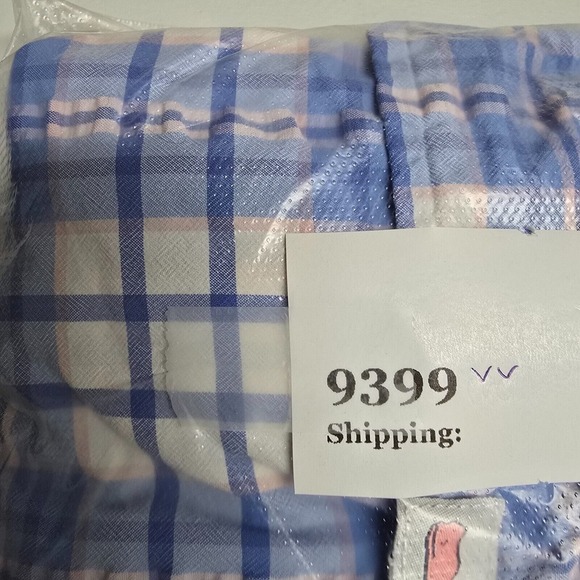 Vineyard Vines Harbor Shirt Mens Medium Blue Plaid Button Up Lightweight Vented - Picture 11 of 11